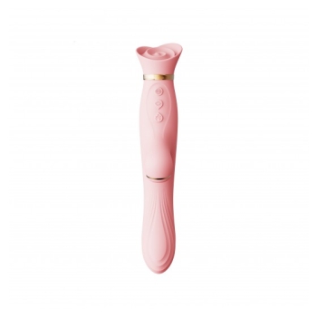 Zalo Rose Vibrator Strawberry Pink