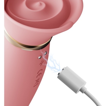 Zalo Rose Vibrator Strawberry Pink