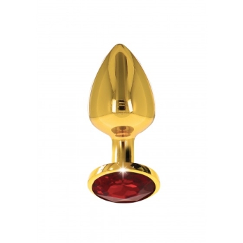 Taboom Butt Plug With Diamond Jewel Gold S