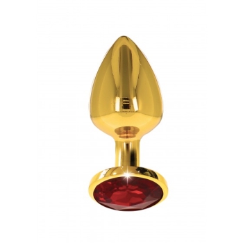 Taboom Butt Plug With Diamond Jewel Gold M